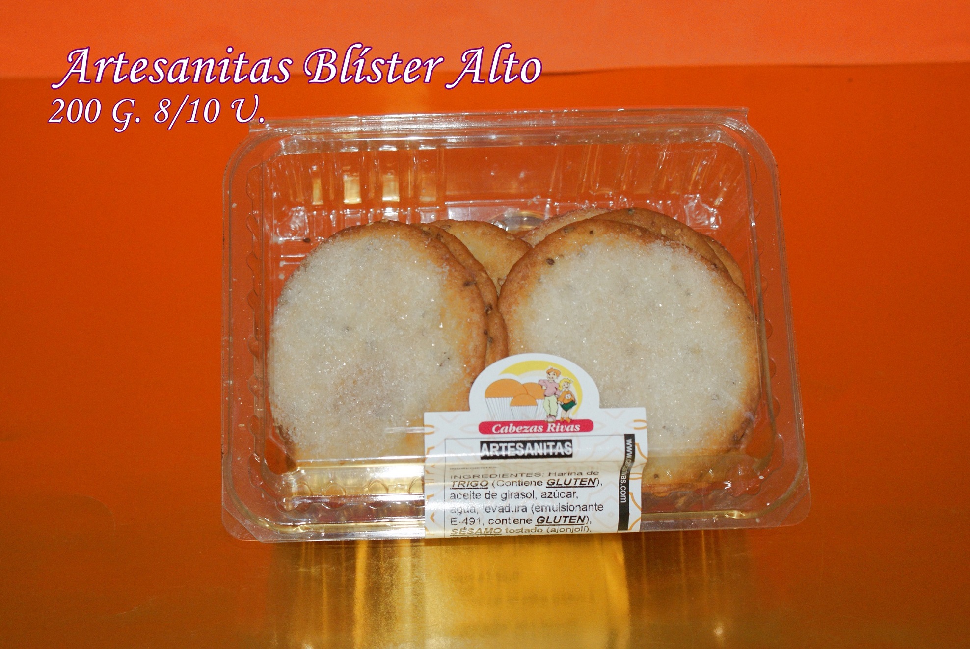 ARTESANITAS S/E. BLISTER 8/10U/(200G),C/.8 BLISTER