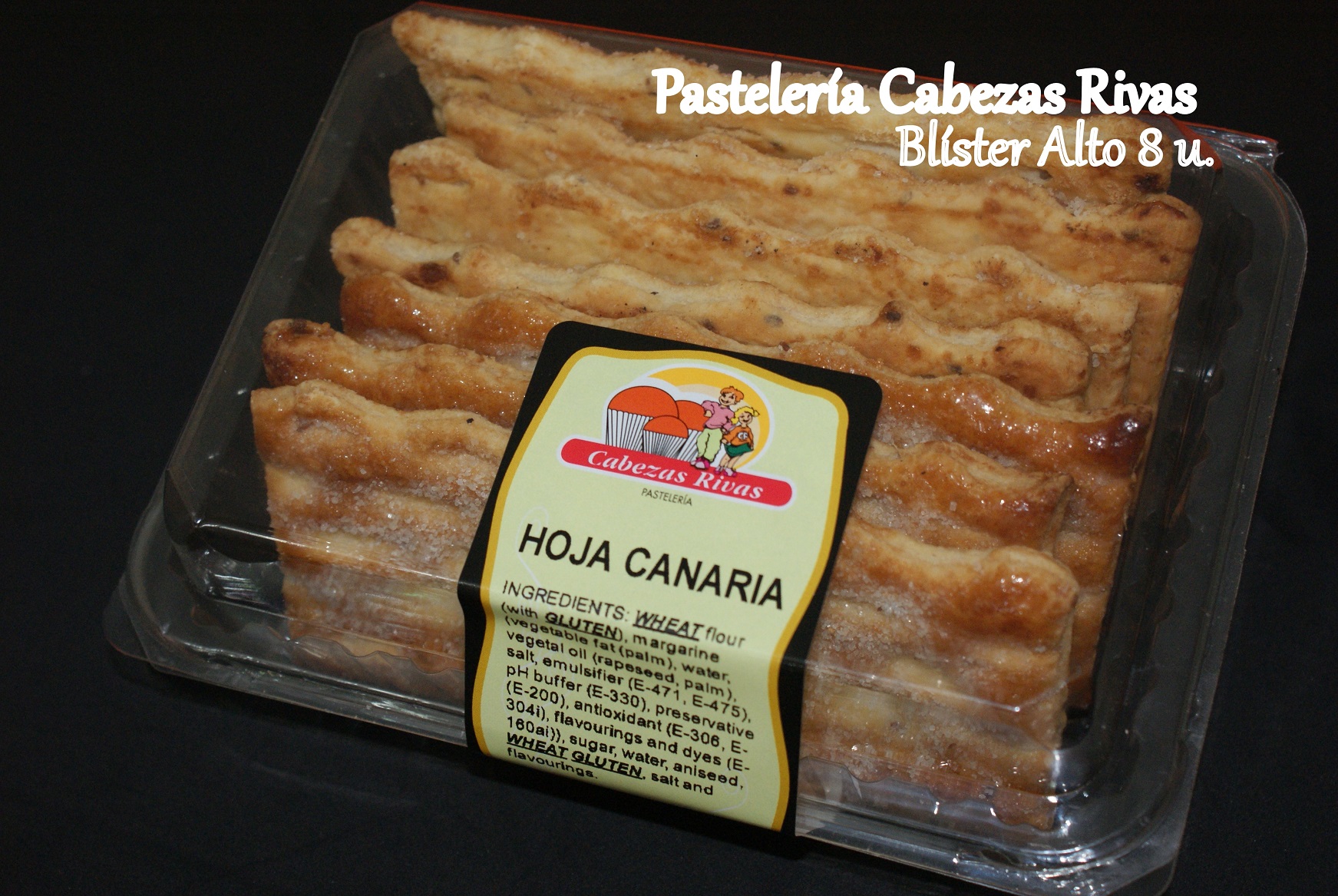 HOJA CANARIA, BLISTER 6/7 U/.(200G.),C/.8 BLISTER