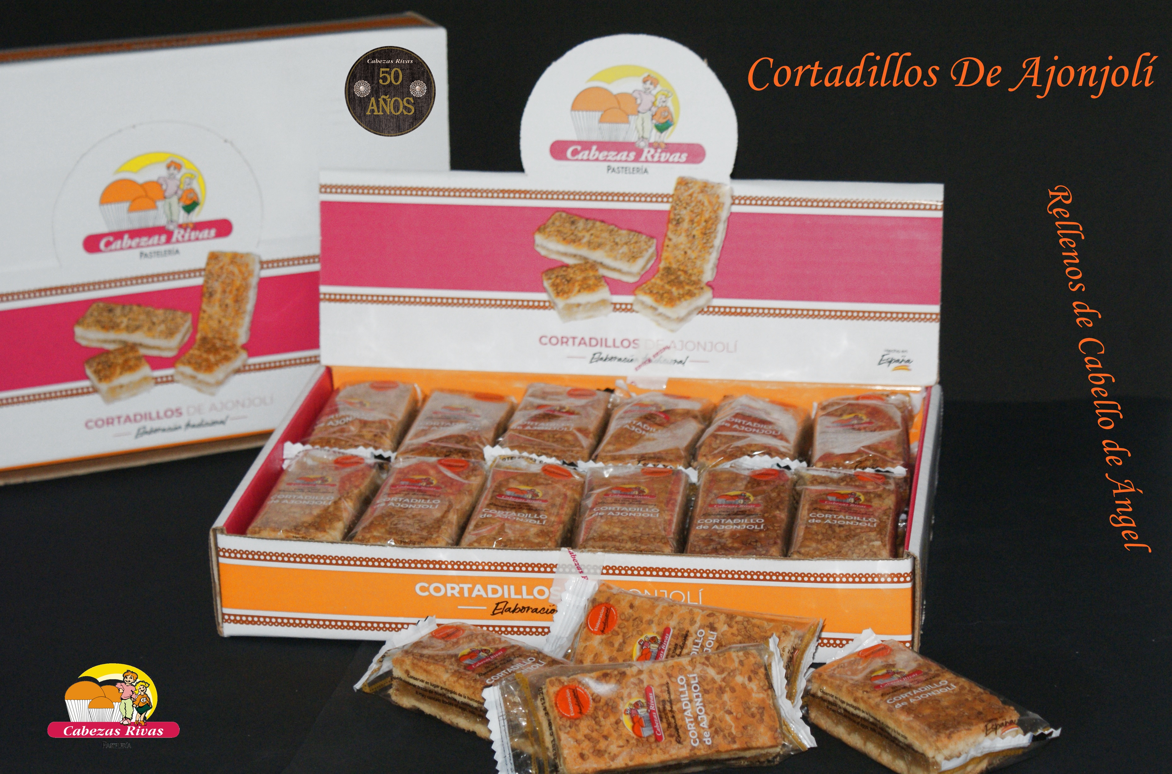 CORTADILLO AJONJOLI GRANDE ENVUELTO, ESTUCHE 24 U/