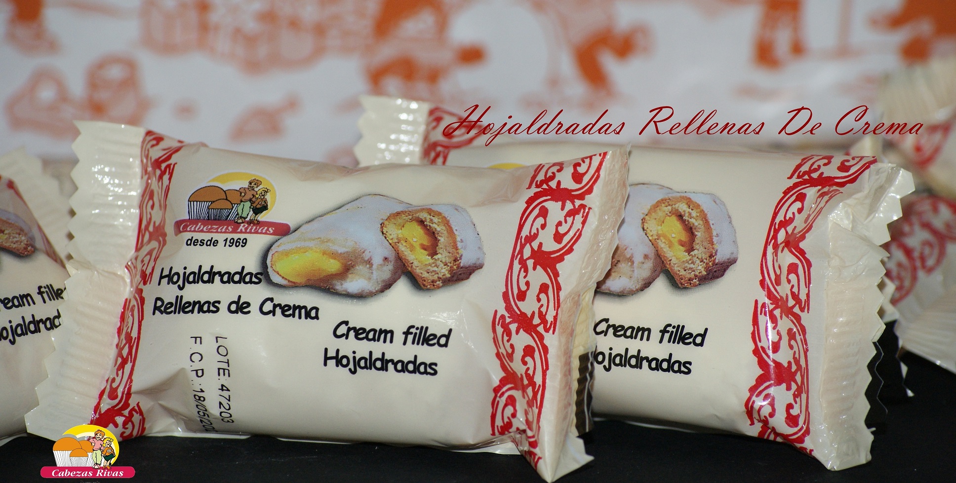 HOJALDRADA CREMA ENVUELTA C/.3 KG.