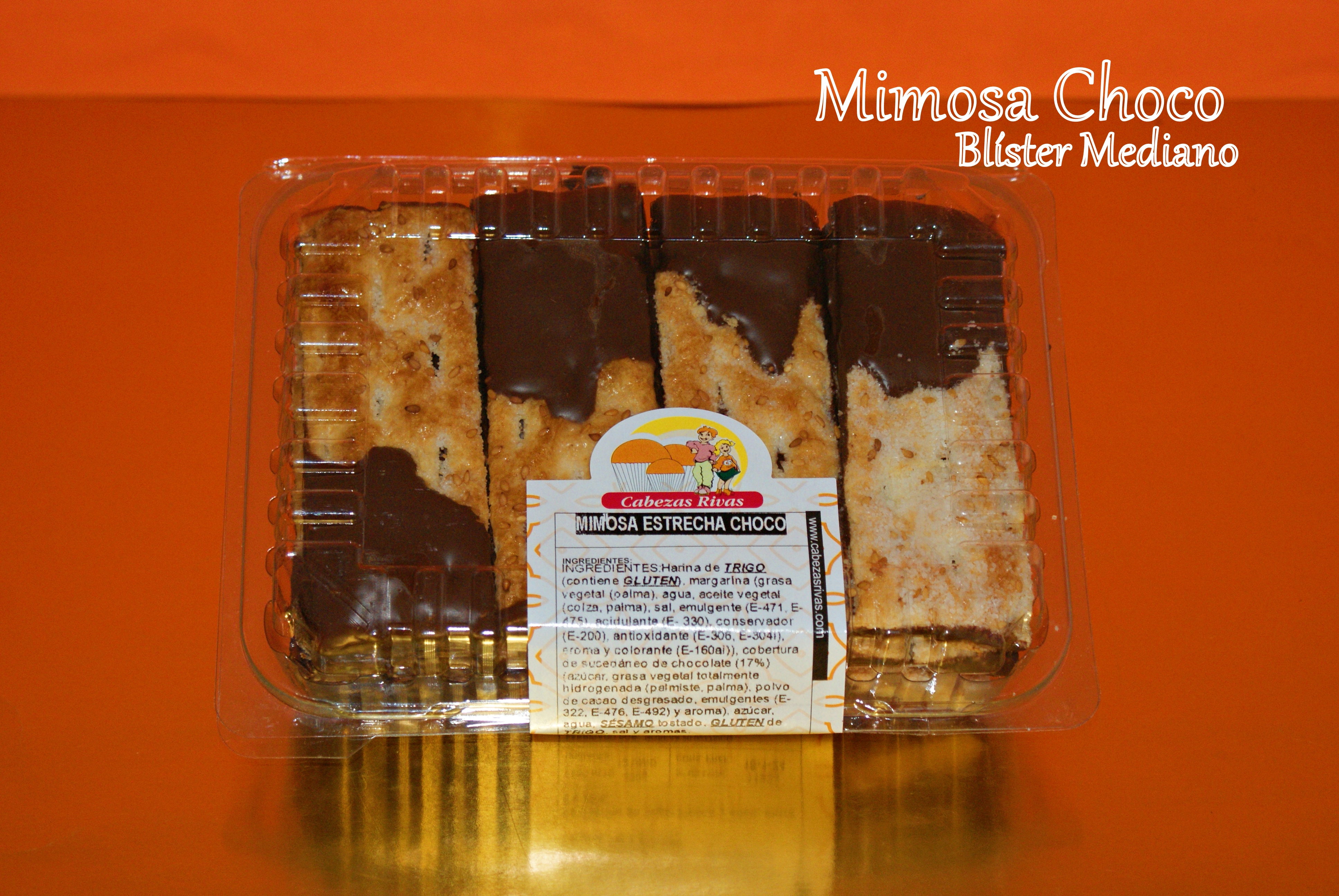 MIMOSA ESTRECHA CHOCO BLIST.MED.10/12U/(250G)C/.12
